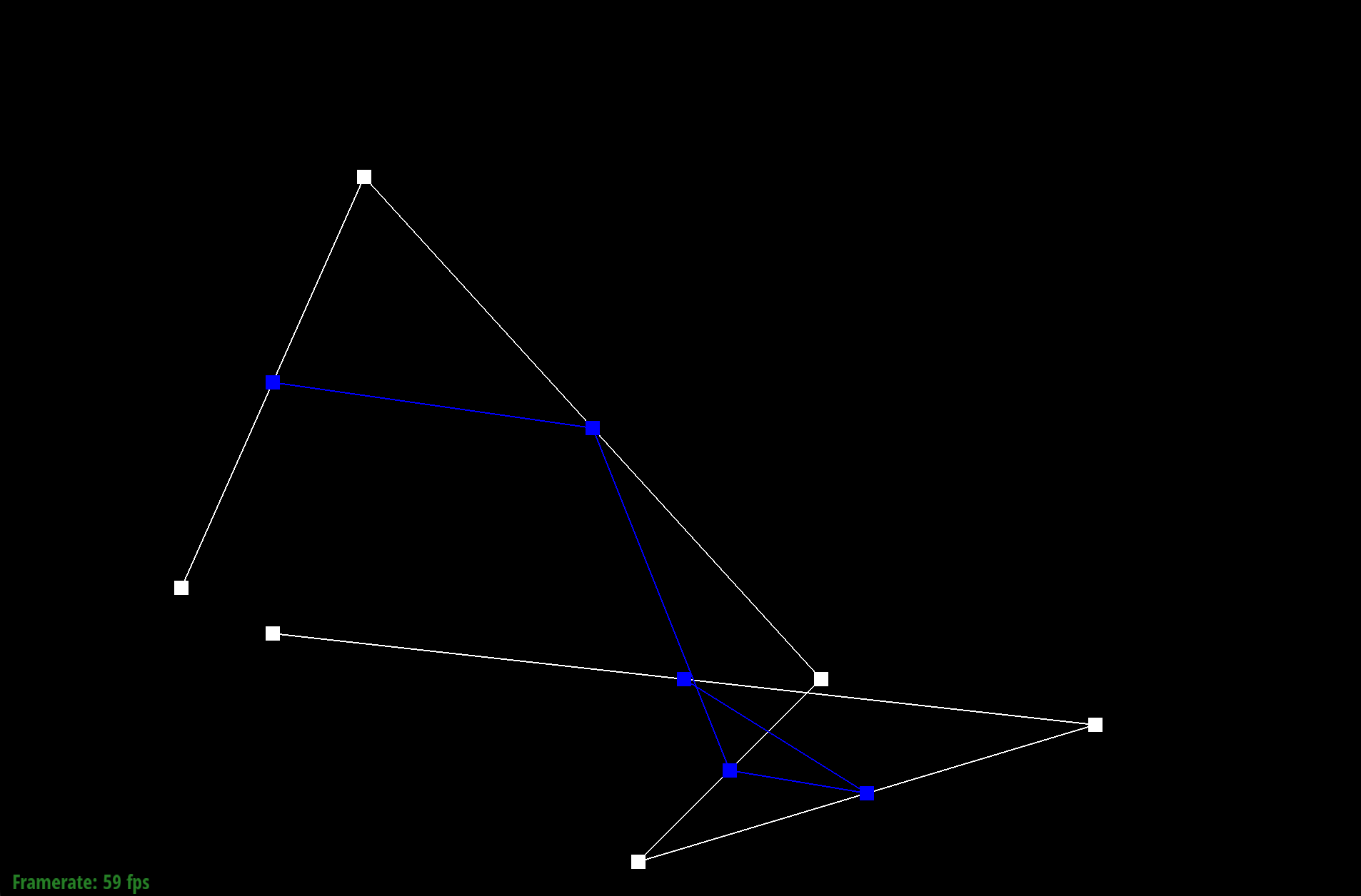 Bezier curve 2 step Casteljau