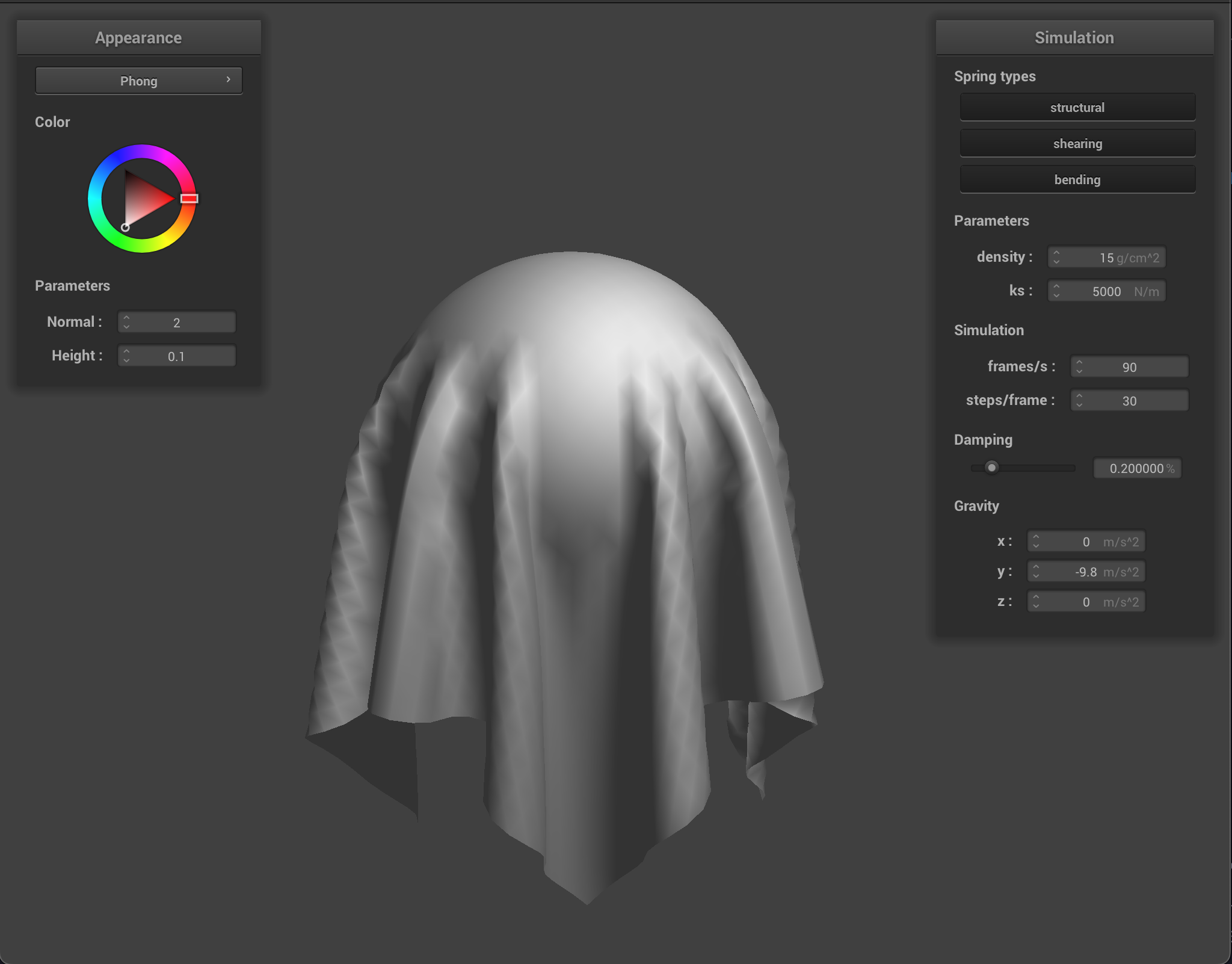 Blinn-Phong shading with all