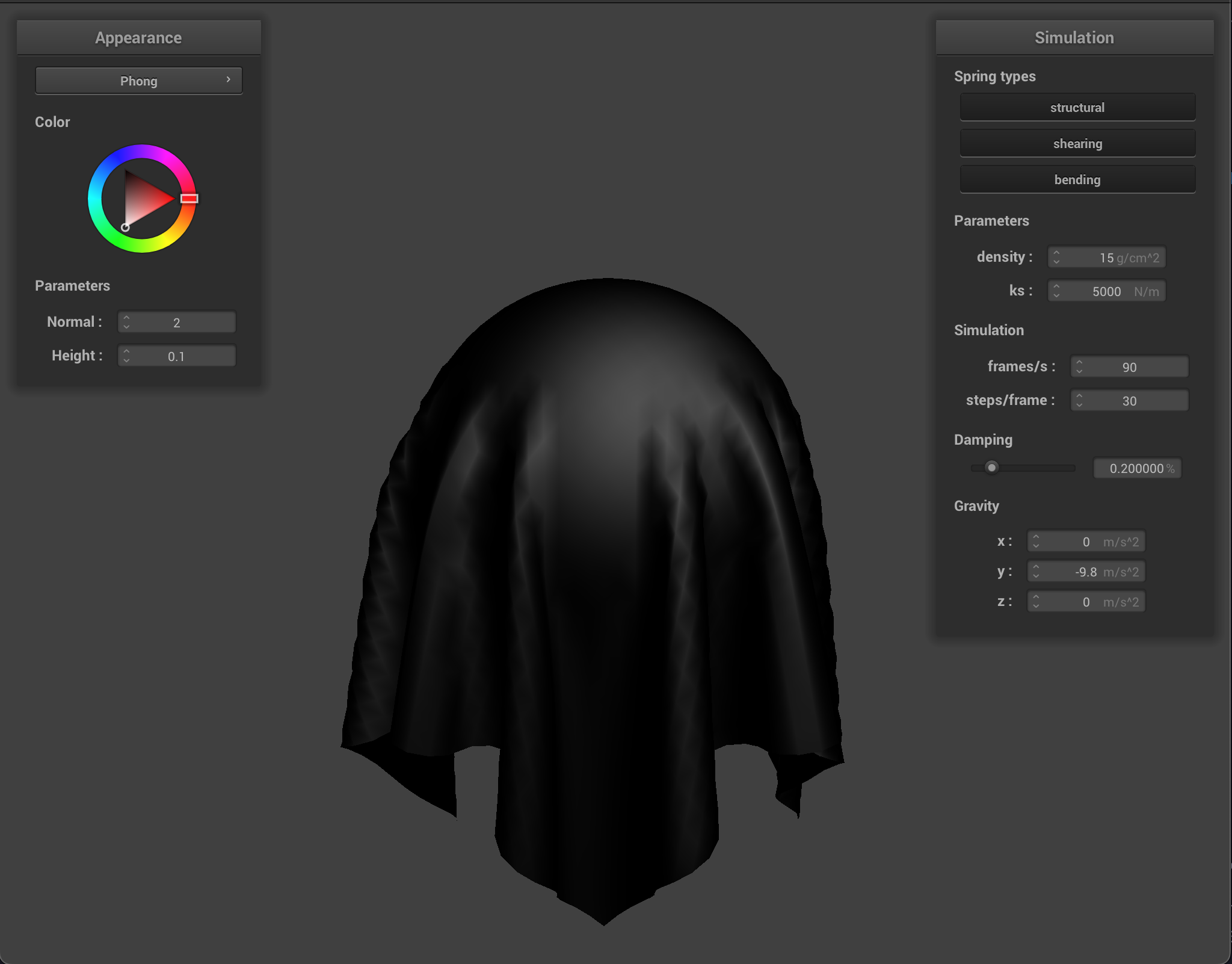 Blinn-Phong shading with specular